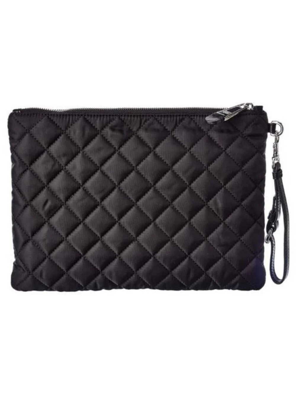 New 💯 Authentic Moschino quilted logo clutch bag - Picture 4 of 15